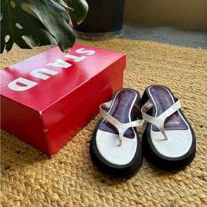 Brand new Staud Tessa Flip Flops - sz 38